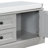 Storage Bench With 2 Drawers And 2 Cabinets, Shoe Bench With Removable Cushion For Living Room, Entryway (Gray Wash), Shoe Storage-1076512076