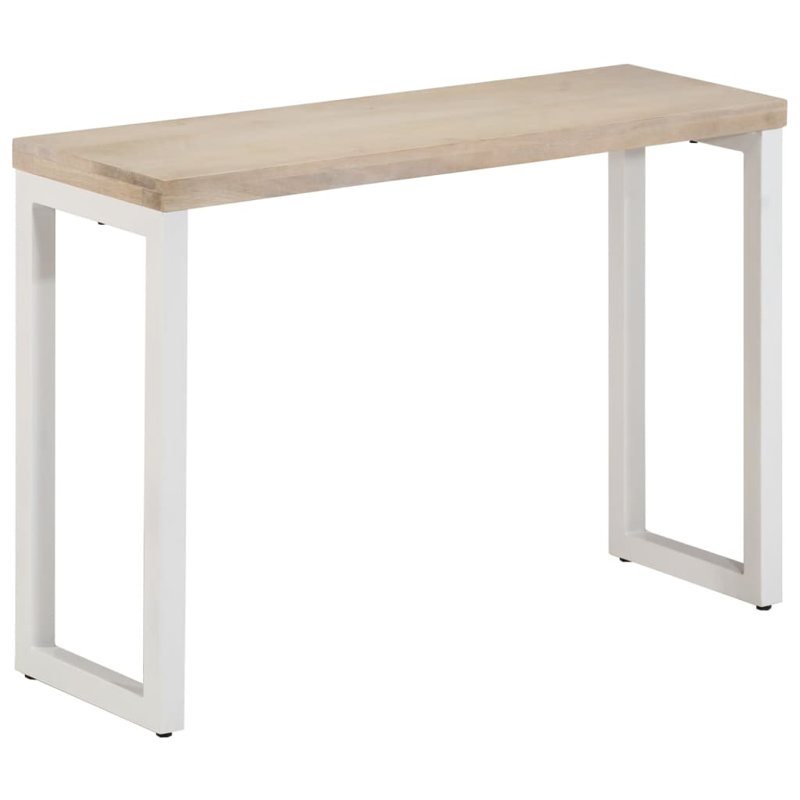 110cm Solid Wood Top Console Table