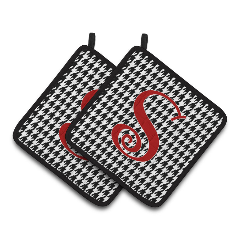 Cuisinier poignée Houndstooth, S