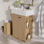 Meuble-lavabo 21,6 po avec lavabo en céramique