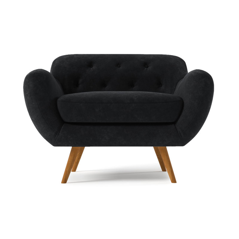 Jefferson Upholstered Armchair, Anthracite