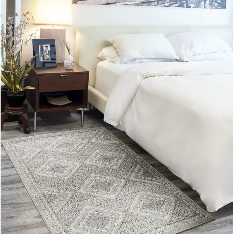 Tapis beige Freeda, Rectangle 3 pi x 5 pi