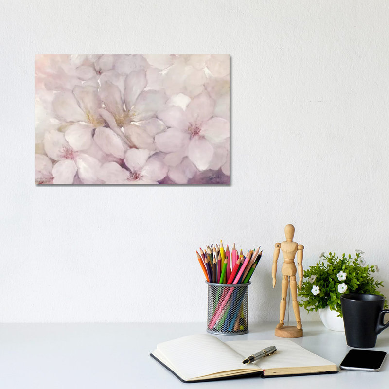 Apple Blossoms by Julia Purinton - Wrapped Canvas Painting, 20.32cm H x 30.48cm W x 1.905cm D
