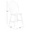 Chaise d'appoint en bois massif Bella Bella-111203549