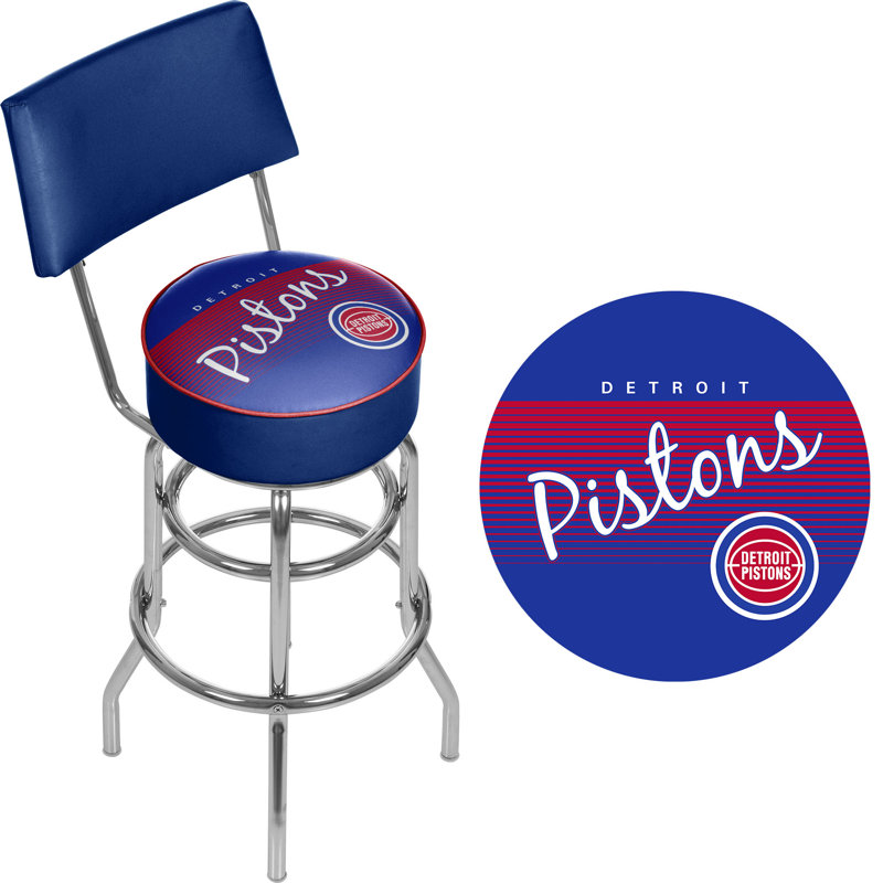 Tabouret de bar pivotant 31 po NBA, Pistons de Detroit