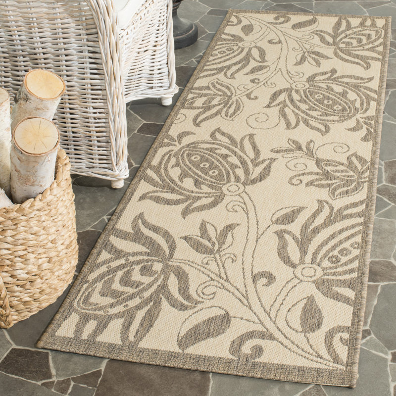 Herefordshire Performance Floral Indoor/Outdoor Area Rug, Runner 2'3" x 6'7"