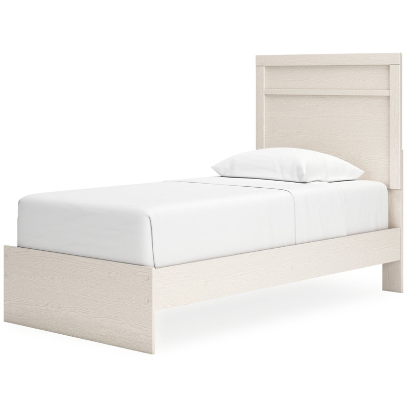 Ralinksi Twin Panel Bed, Blanc