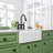 Ceramic Kitchen Sink - White Deep Apron Undermount 18"X10"X24", 58Lb 24"X18"X10",