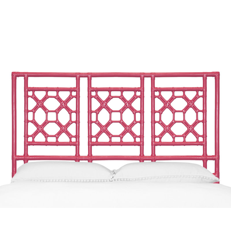 Lattice Back Standard Bed, Full, Hot Pink