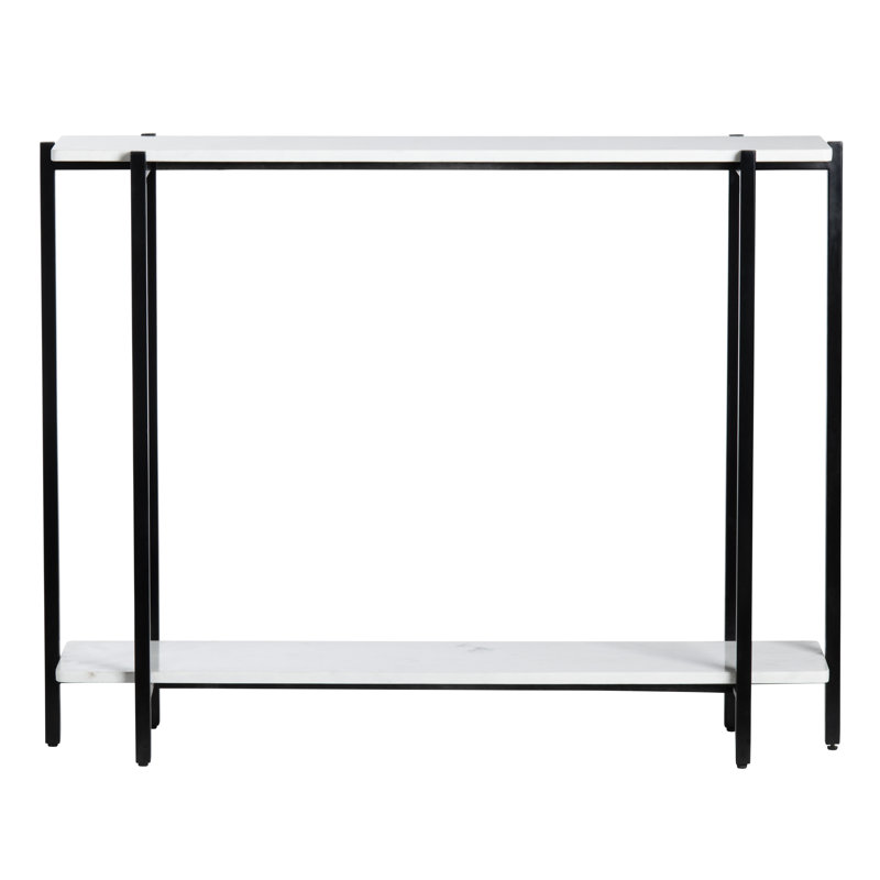 Table d'appoint 42 po en marbre blanc