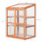 Outsunny Wooden Cold Frame Small Mini Greenhouse Cabinet For Outdoor And Indoor, 30" L X 24" W X 44" H