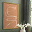 «Terracotta Drift I», reproduction encadrée - bois massif-1700360714