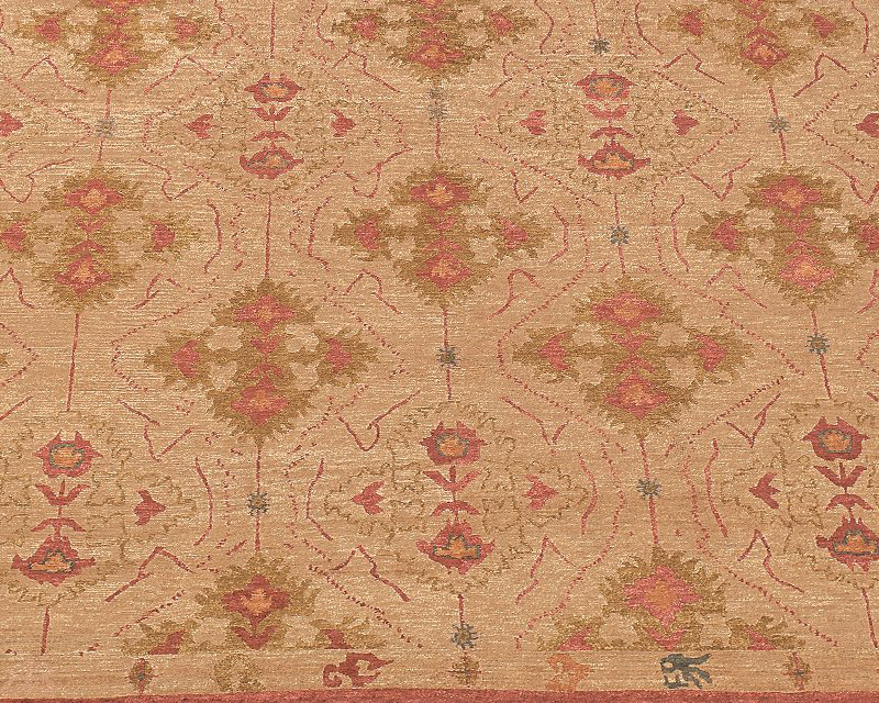 Samkara Hand Woven Wool Oriental Area Rug, Rectangle 8' x 10'