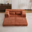 Compression Mahjong Sofa,Convertible Floor Sofa Bed,Diy Boneless Modular Sectional Sofa,No Assembly Required,Circle Fleece Fabric,Modern Oversized Loveseat-1526880652-1526880650
