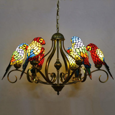 Stained Glass Chandelier Pendant Lights