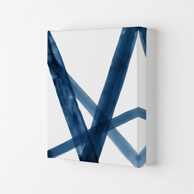 Watercolour Lines II- Blue - Print