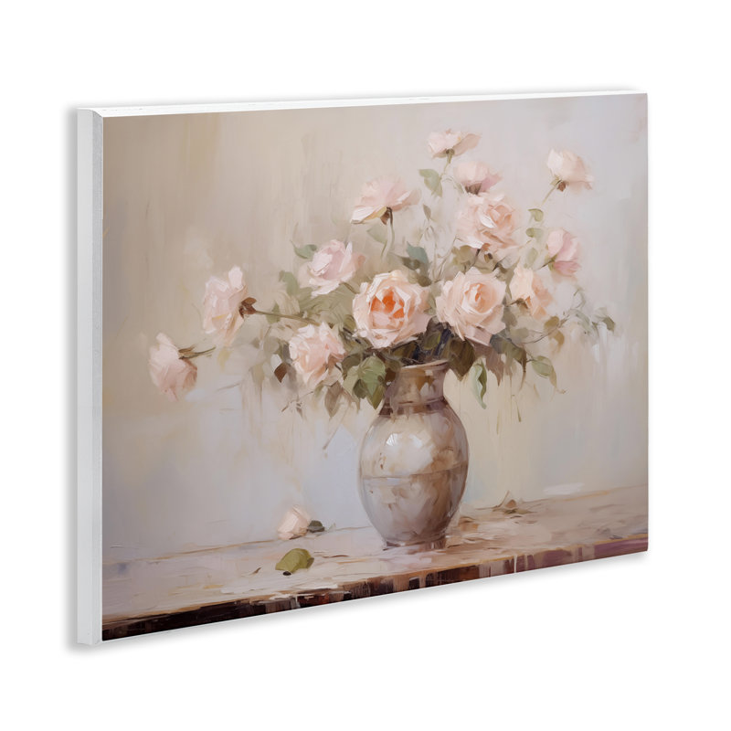 Plaque murale romantique Bouquet de roses, design par Arlington Prints