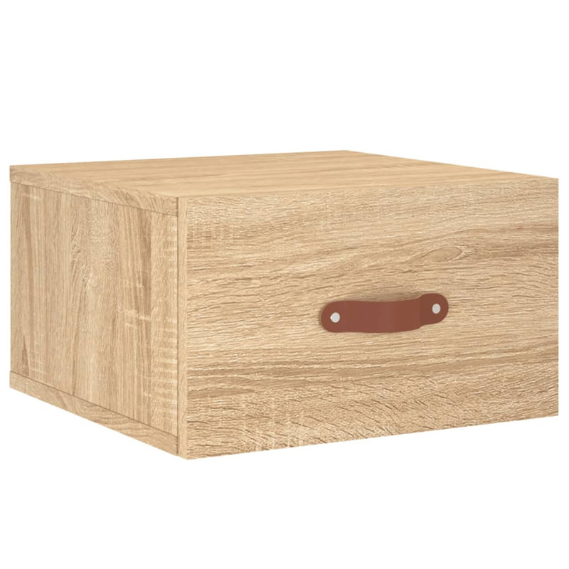 Mansoura 1 - Drawer Square Accent Chest, Sonoma Oak