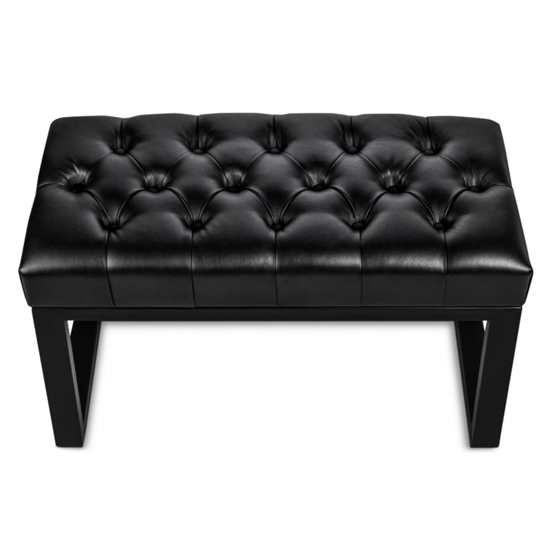 Frouke Faux Leather Upholstered Bench, H40 x W100 x D30cm