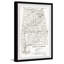 Gray Alabama State - Reproduction d'art graphique sur papier encadré-404997168