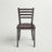 Kendall Clear Coated Ladder Back Metal Restaurant Chair-94568939-23170961
