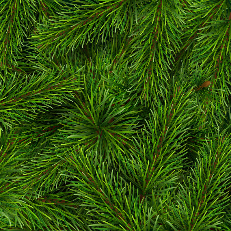 Arbre de Noël, impression sur toile tendue, H 12 po x l 12 po