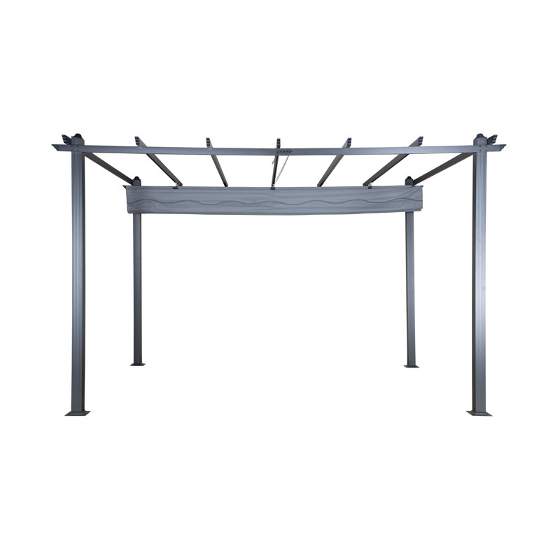 Hales Black Aluminum Roof for Pergola, Grey