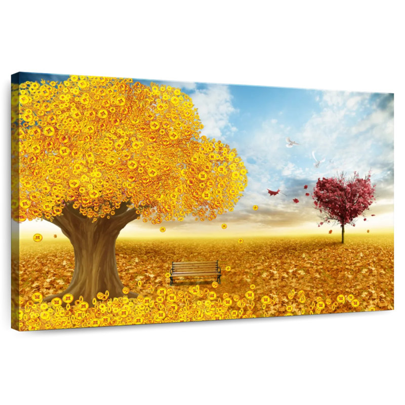 Kelan Money Tree, 26" H x 39" W