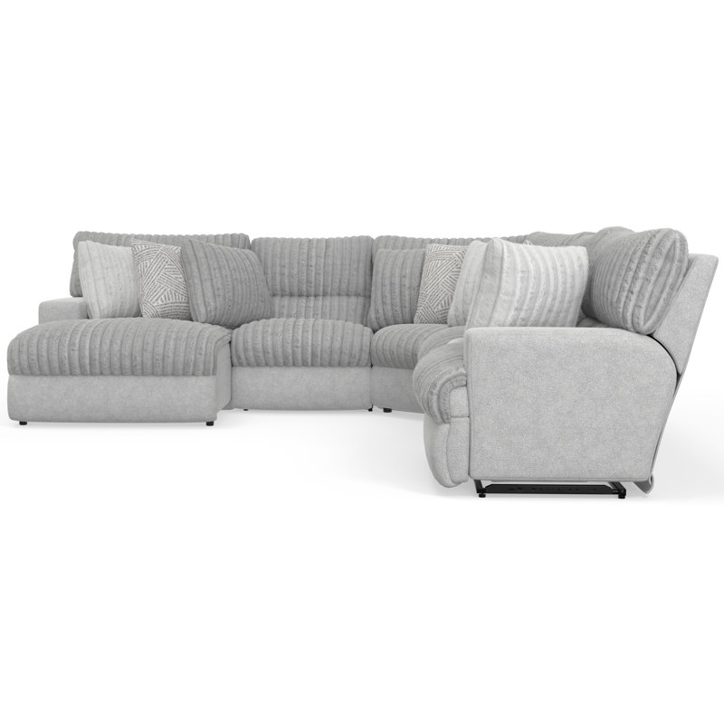 Ziera Upholstered Power Reclining U-Shaped Sectional, Right Hand Facing