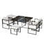 6 - Person Patio Dining Set with Square Table