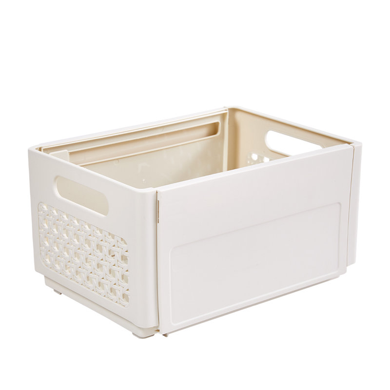 Rebrilliant Bertrando Polyethylene Plastic Decorative Basket, 15" H x 20" W x 28" D