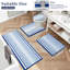 Ensemble de 4 tapis de bain en microfibre absorbante douce avec envers antidérapant (ensemble de 4)-71509191
