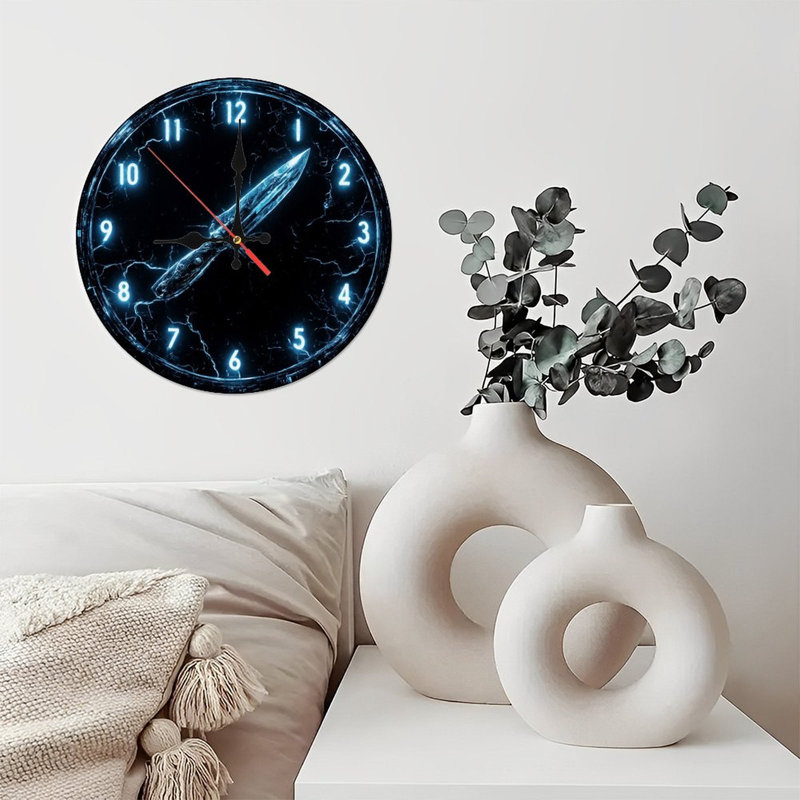 Dague comme horloge avec chiffres