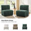 Causeuse capitonnée en chenille 2 pièces Shalon -136949695