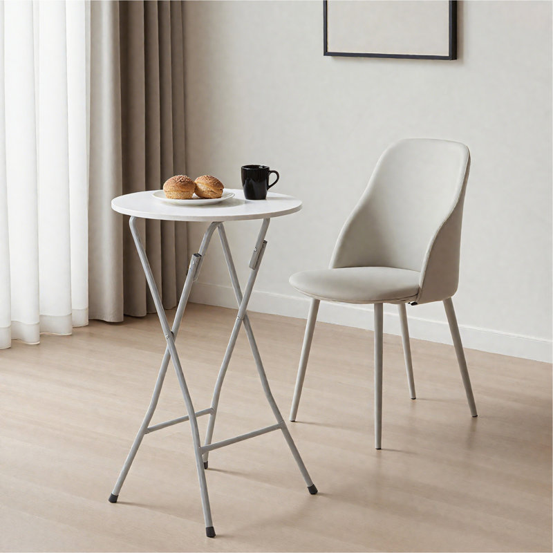 Ensemble de 2 tables de bar pliantes