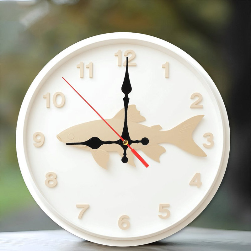 Horloge murale poisson