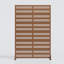 Panneau de clôture de jardin autoportant en métal, 72 po H x 47 po L, pour patio, balcon et piscine, offrant une intimité optimale.