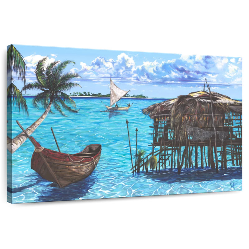Gillard Tropical Caribbean Dreams, 34" H x 51" W
