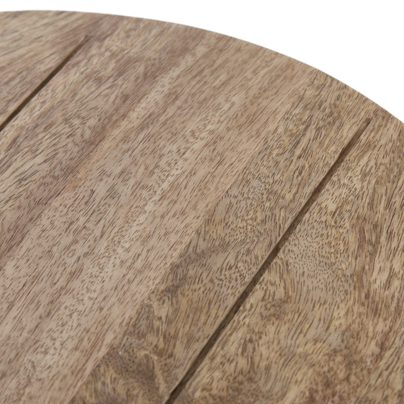 Greenebaum Solid Wood Tray - Set of 2, Black/Natural