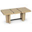 Chaise rustique 4 pièces avec banc, sièges de cuisine et de salle à manger, design en bois rustique-130569397-130569399