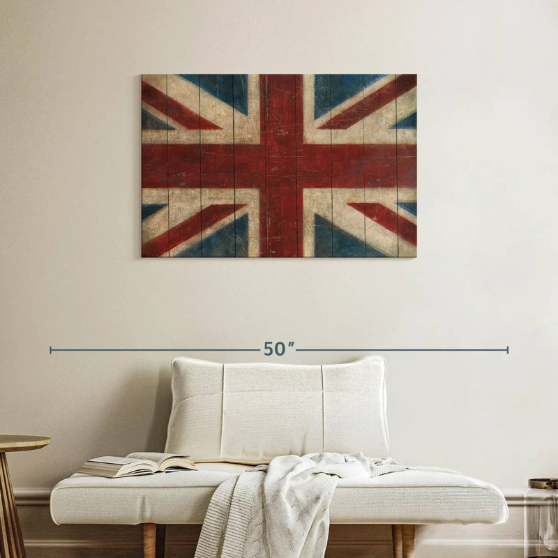 Borges Union Jack, 24" H x 36" W