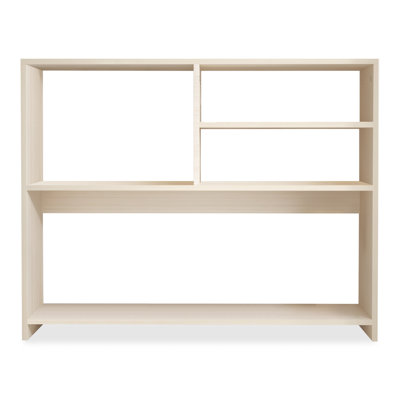 Multi-Cubby Desktop Storage Hutch, Open Compartment Desk Organizer Shelf
