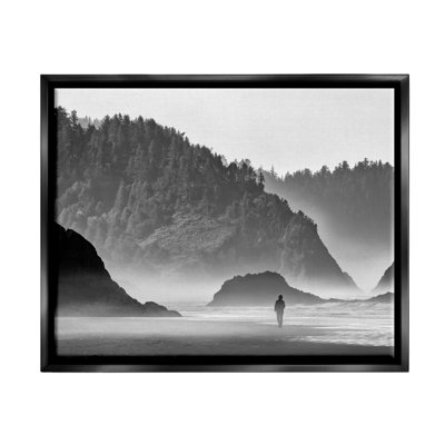 " Person Strolling Rocky Cliff Shoreline " by Rick Berk