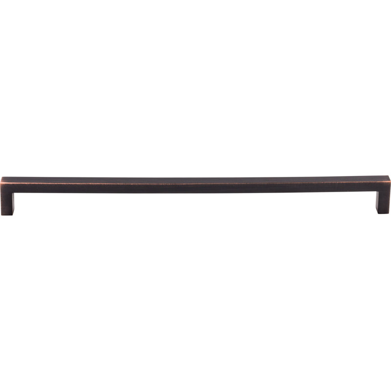Square Bar pull, Tuscan Bronze, 12 5/8" Center to Center