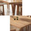 Ensemble de table de salle à manger en bois massif de style nordique-107264083