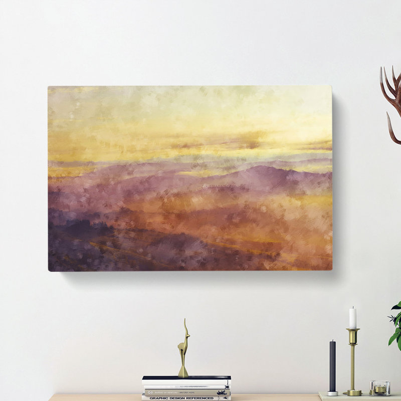 Misty Mountains In Pisa Italy - Wrapped Canvas, 50cm H x 76cm W x 3cm D