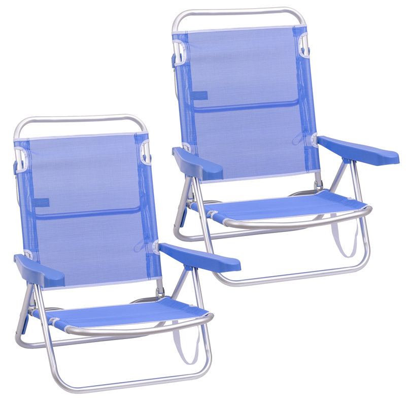 Folding Beach Chair, Blue