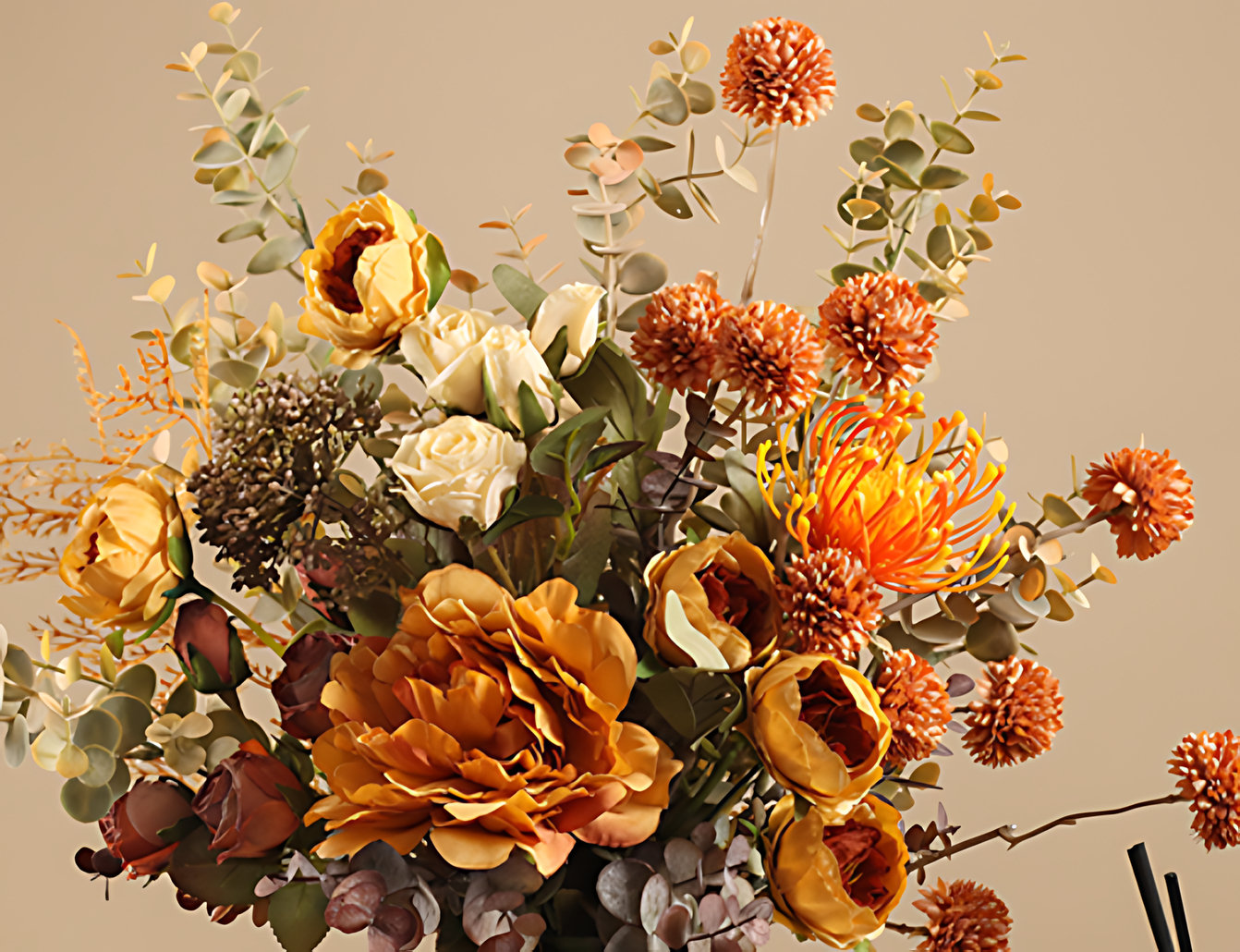 Primrue Artificial Mixed Assortment Floral Arrangement in Vase | Wayfair