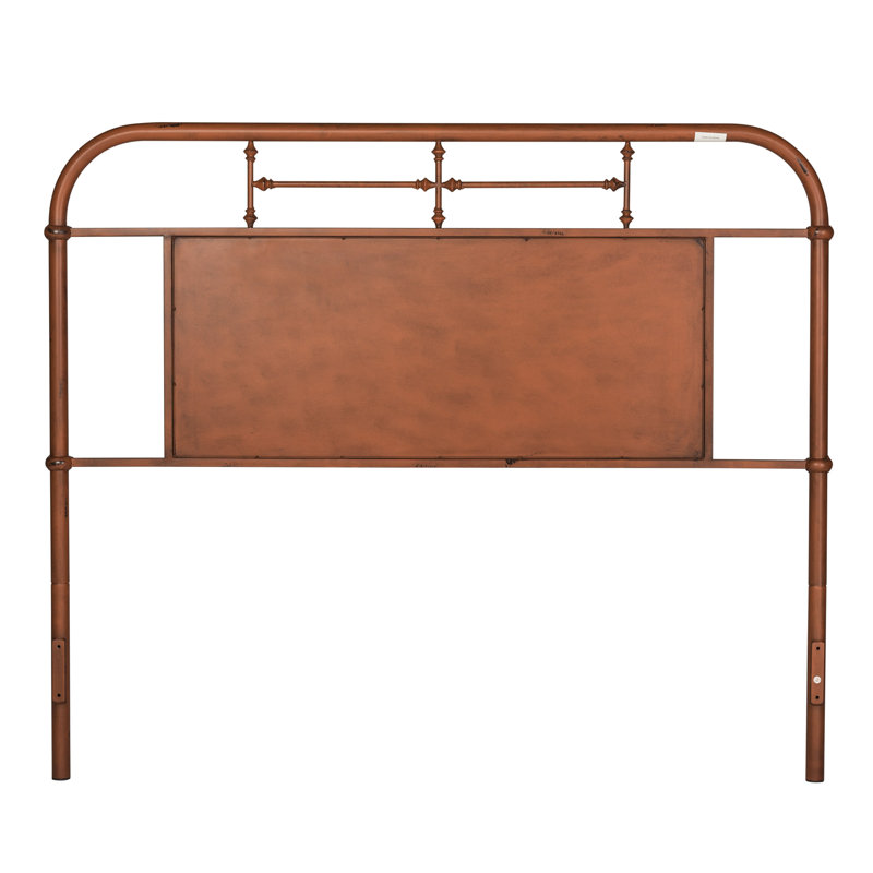 Edmund Open-Frame Metal Headboard, Orange, Full/Double