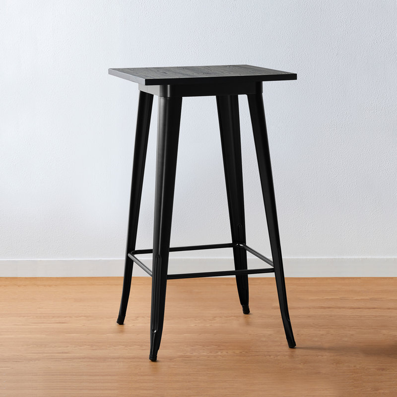 Table de salle à manger Pelaez, Noir